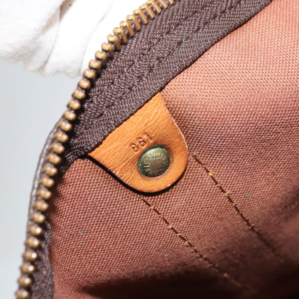 Louis Vuitton Keepall Monogram Canvas Brown Canvas Travel Bag Bag (Pre-Owned)