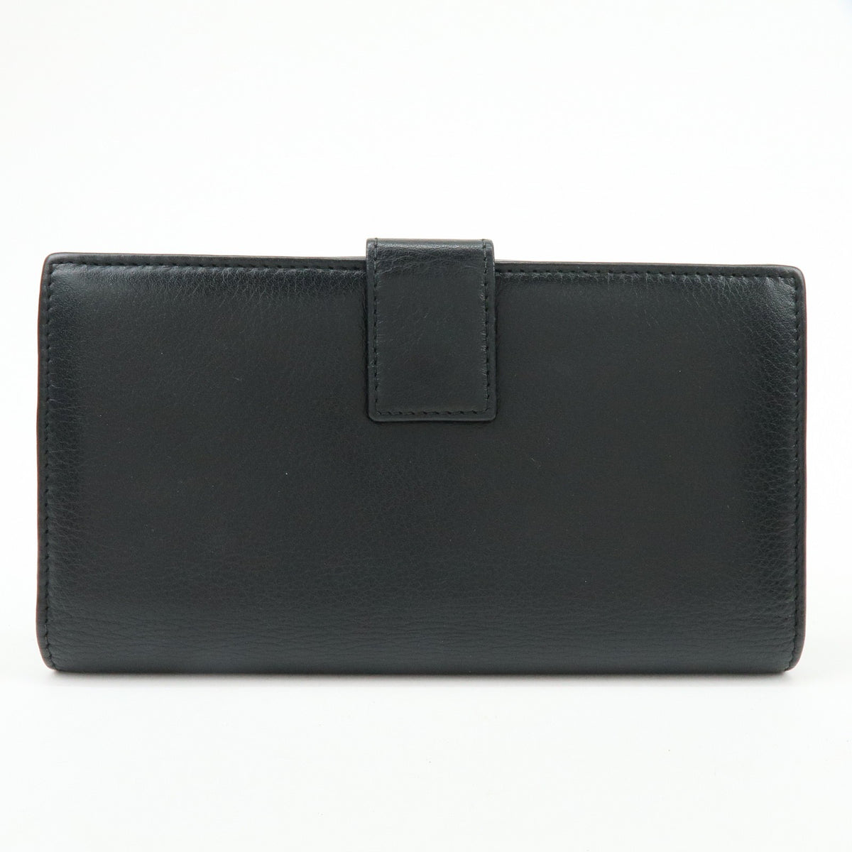 Christian Dior Trotter / Heart Motif Wallet Leather Black Leather Wallets Accessory (Pre-Owned)