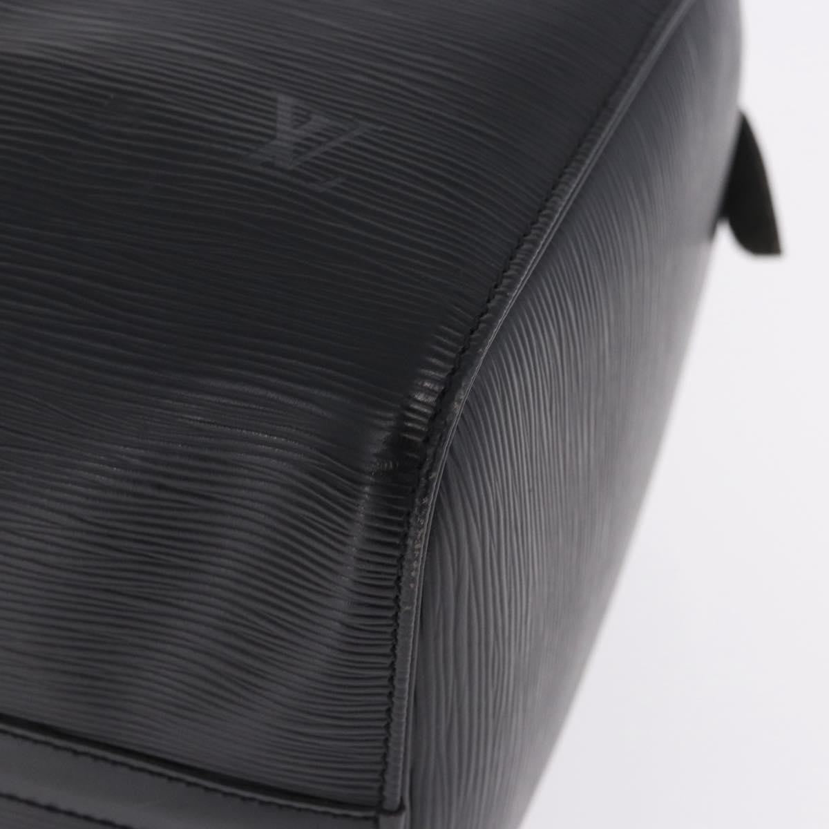 Louis Vuitton Speedy Epi Leather Black Leather Handbag (Pre-Owned)