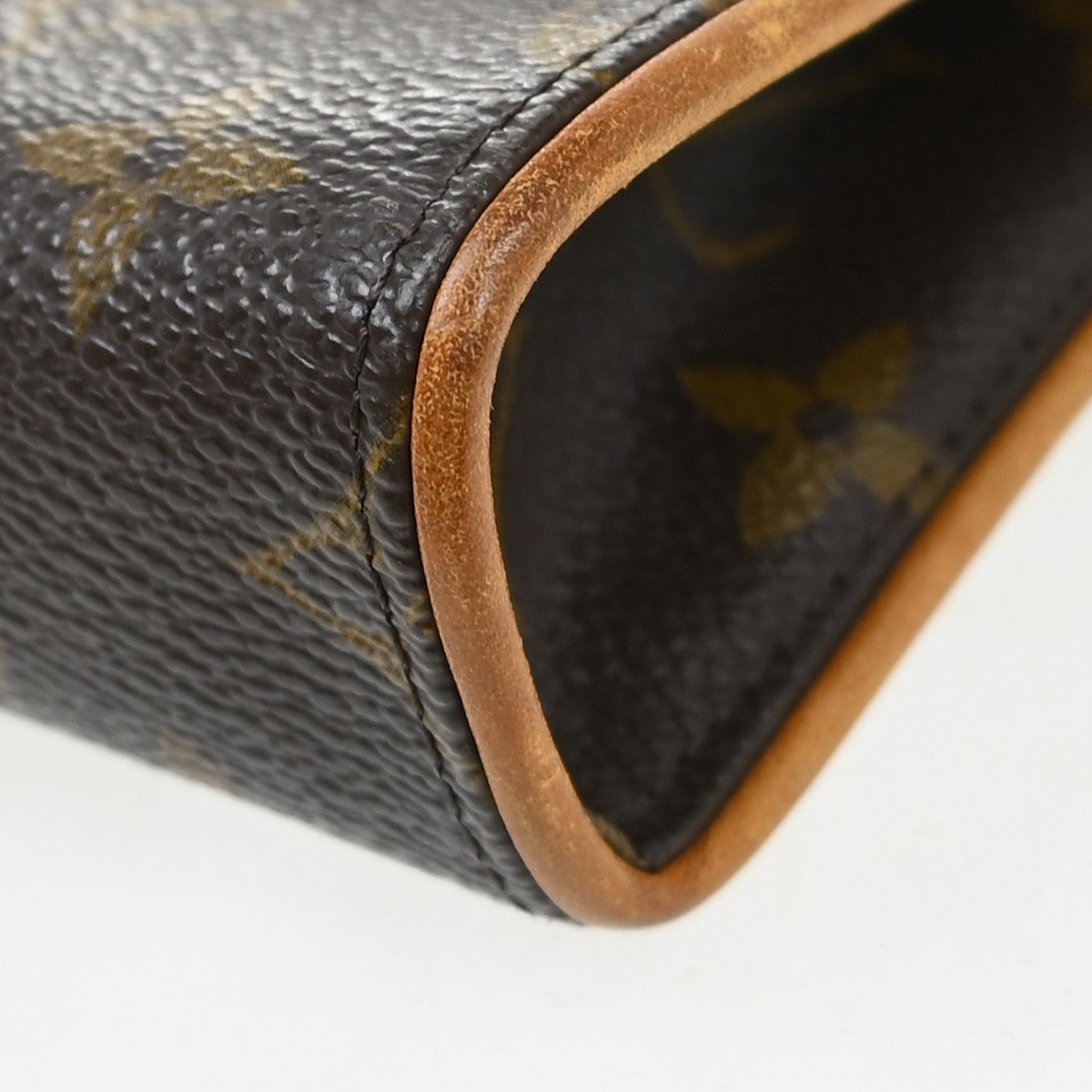 Louis Vuitton Florentine Waist Monogram Canvas Brown Canvas Clutche & Pouche Bag (Pre-Owned)