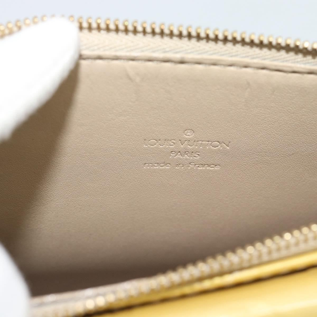 Louis Vuitton Mott Monogram Vernis Beige Patent_Leather Clutche & Pouche Bag (Pre-Owned)