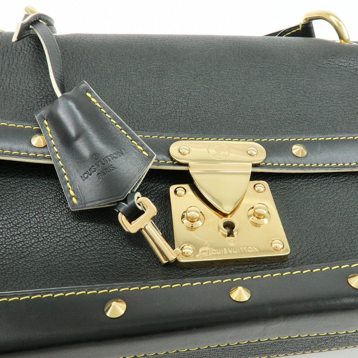 Louis Vuitton Suhali Le Talentueux Leather Black Leather Handbag (Pre-Owned)