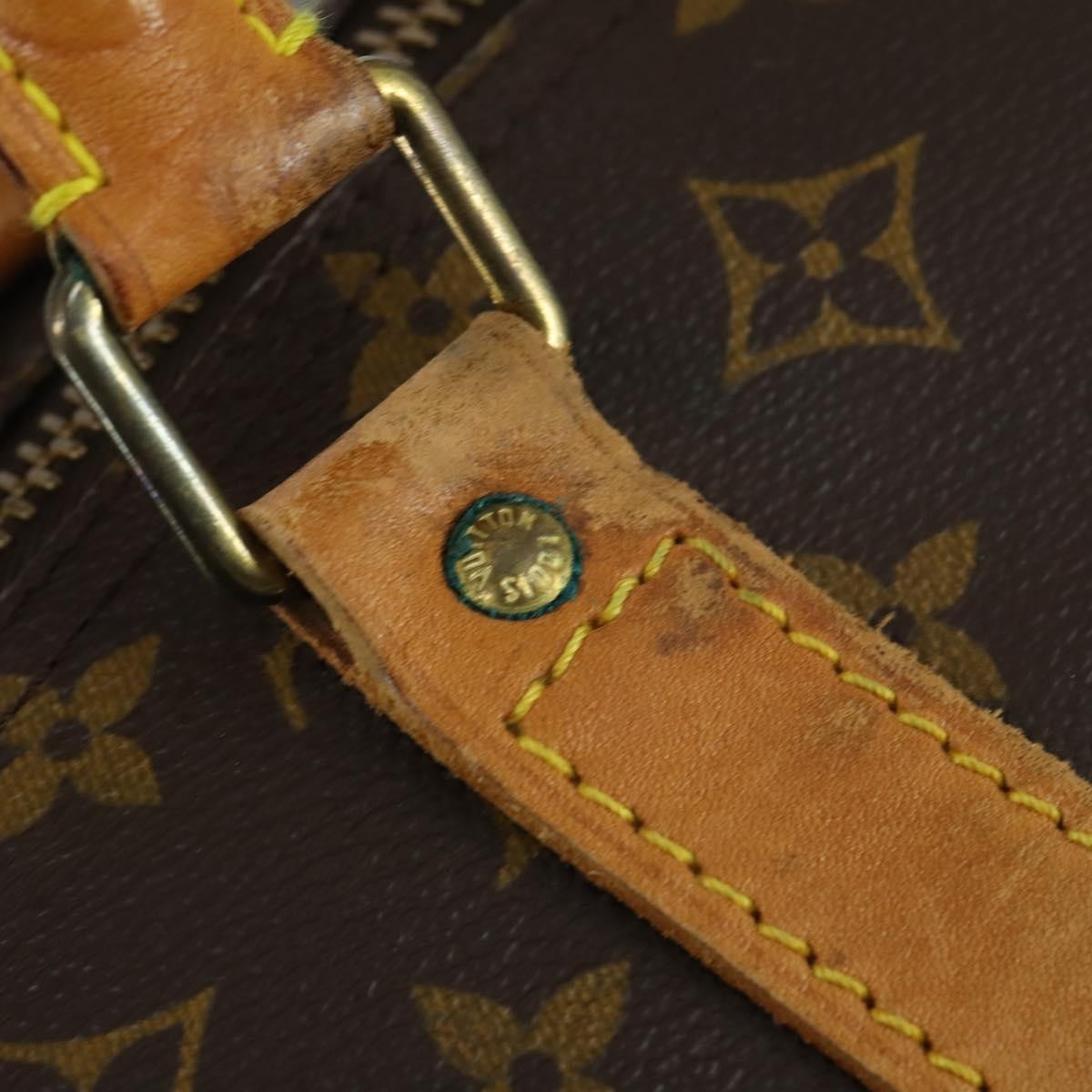 Louis Vuitton Keepall Monogram Canvas Brown Canvas Travel Bag Bag (Pre-Owned)
