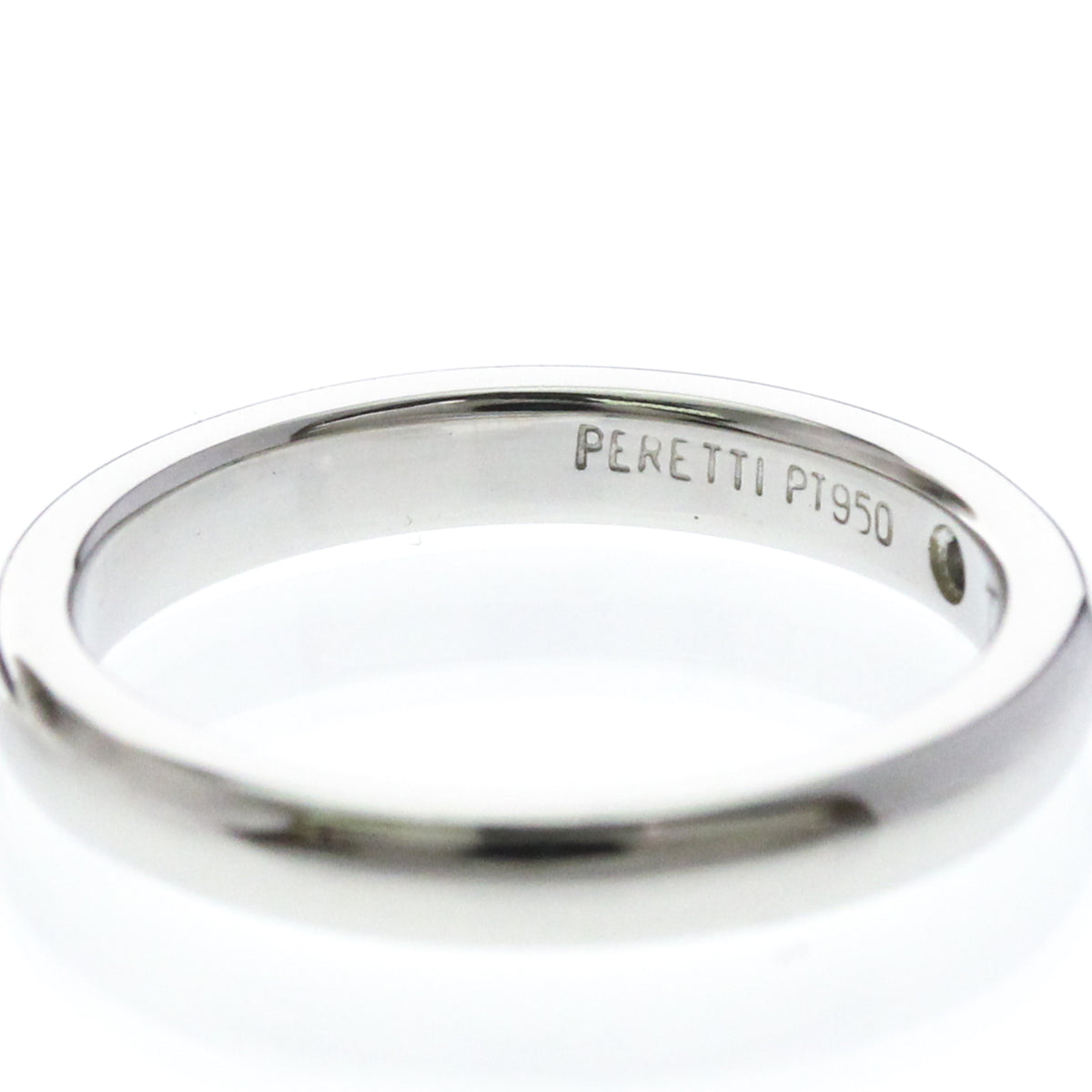 Tiffany & Co. Classic Wedding Band Platinum Silver Platinum Ring Jewelry (Pre-Owned)