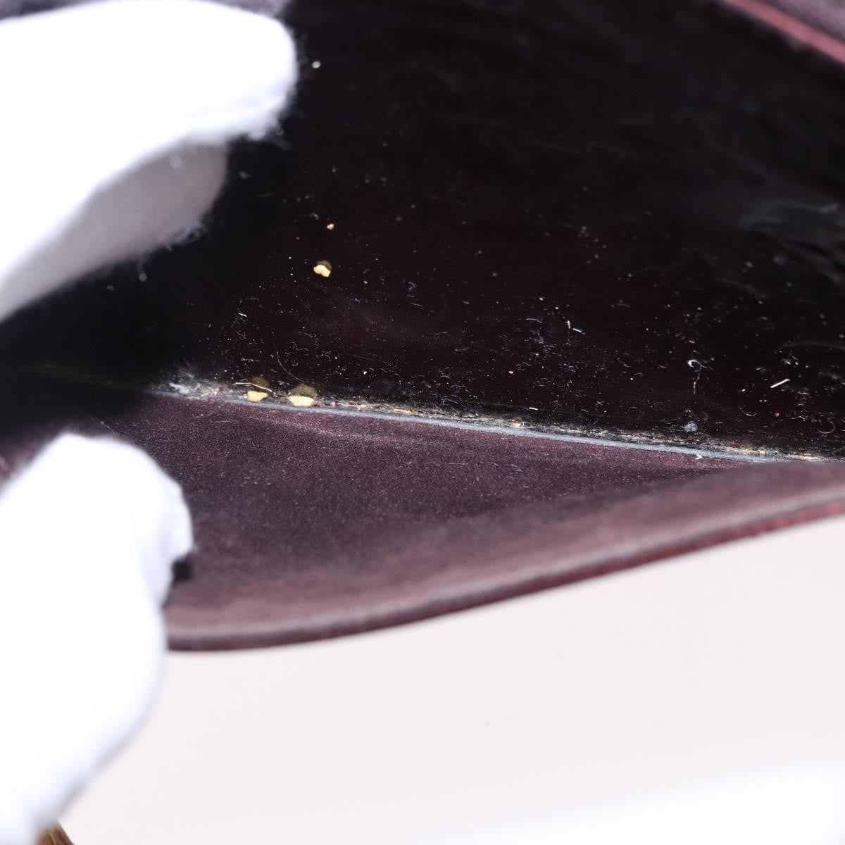 Louis Vuitton Rosewood Avenue Monogram Vernis Burgundy Patent_Leather Handbag (Pre-Owned)