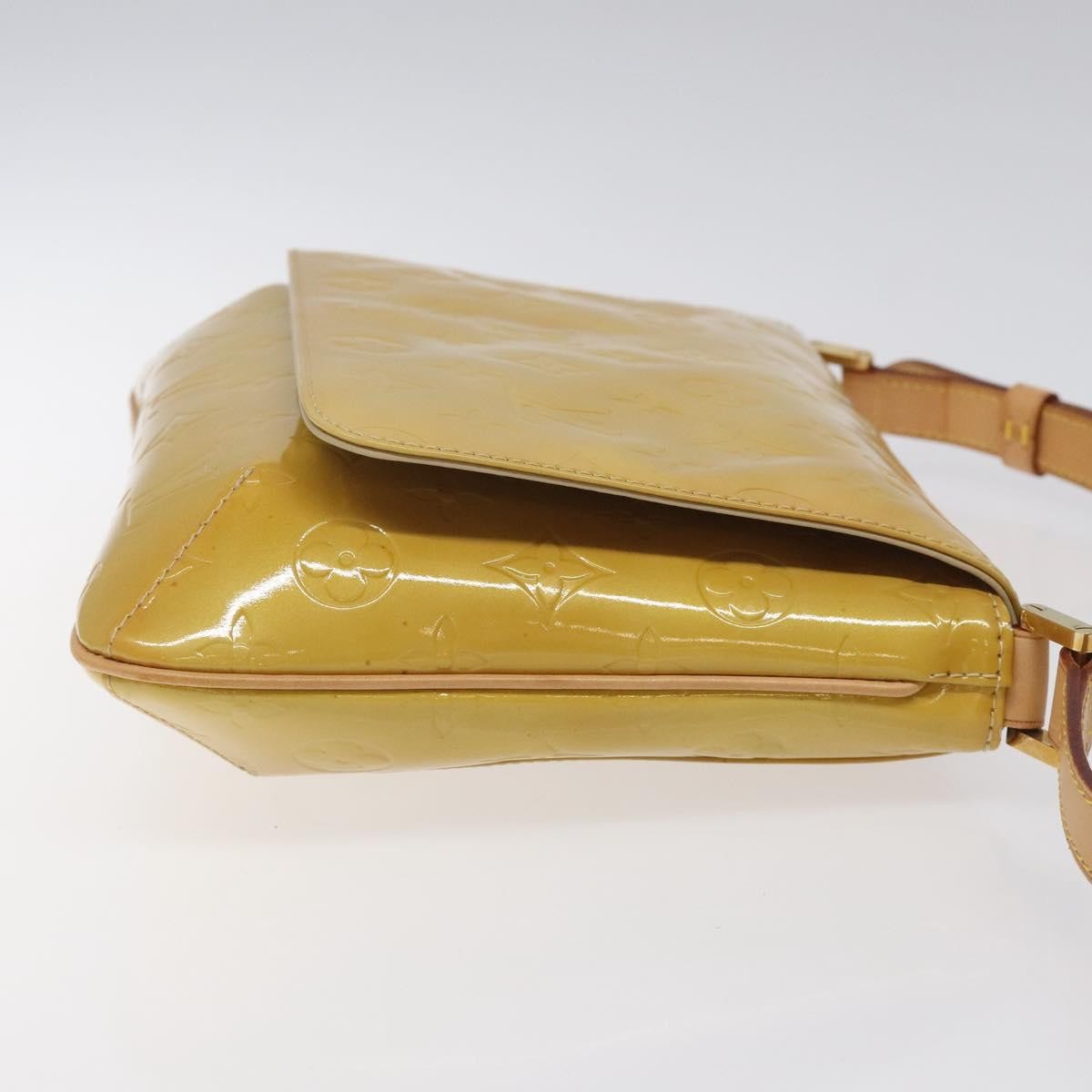 Louis Vuitton Thompson Street Monogram Vernis Beige Patent_Leather Shoulder Bag Bag (Pre-Owned)
