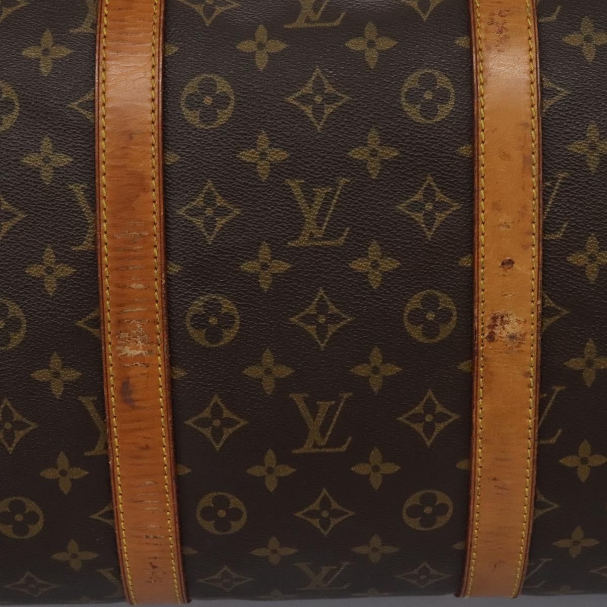 Louis Vuitton Keepall Monogram Canvas Brown Canvas Travel Bag Bag (Pre-Owned)