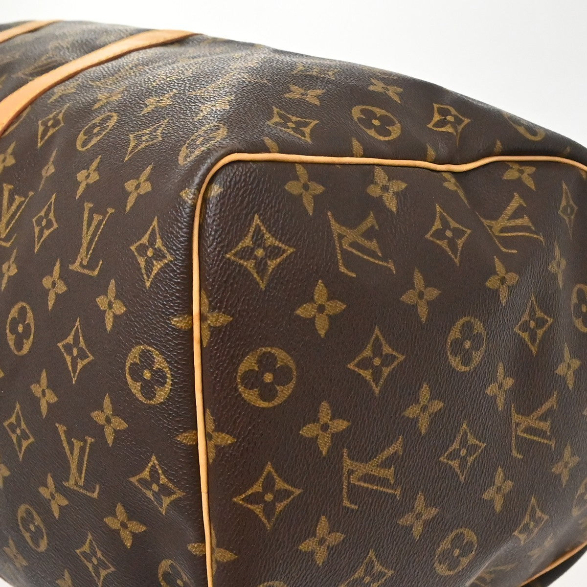 Louis Vuitton Keepall Monogram Canvas Brown Canvas Travel Bag Bag (Pre-Owned)