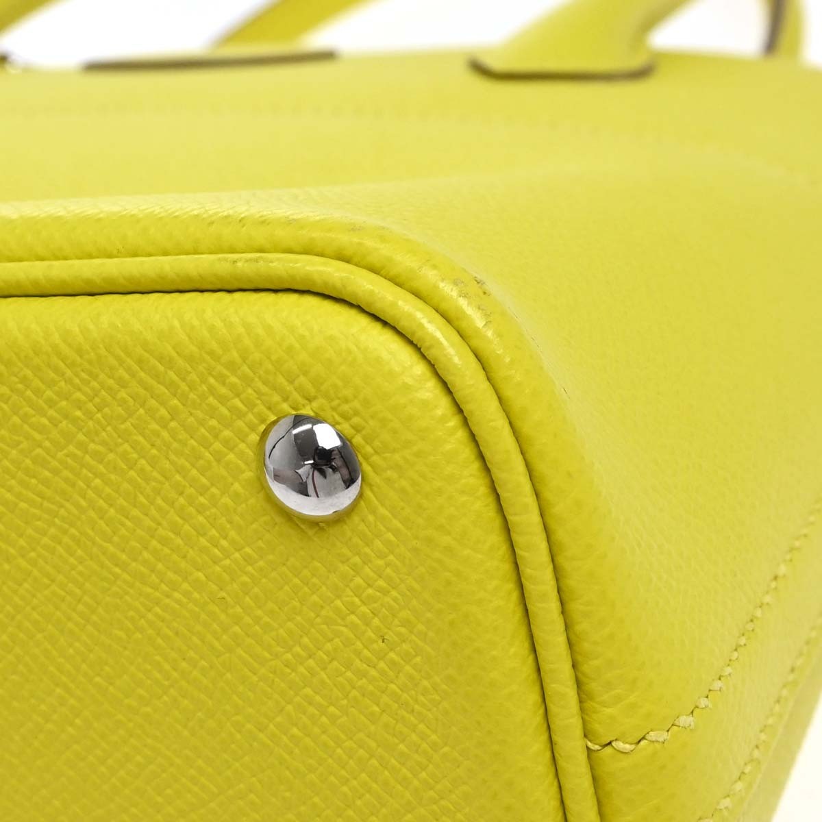 Hermes Bolide Epsom Yellow Leather Handbag (Pre-Owned)