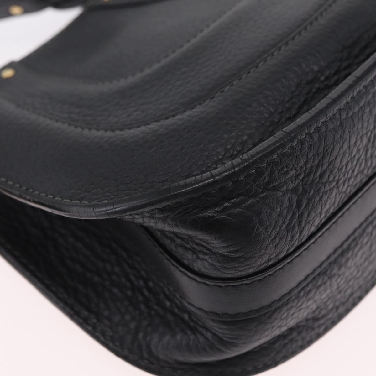 Chloe Hayley Hobo Leather Black Leather Shoulder Bag Bag (Pre-Owned)