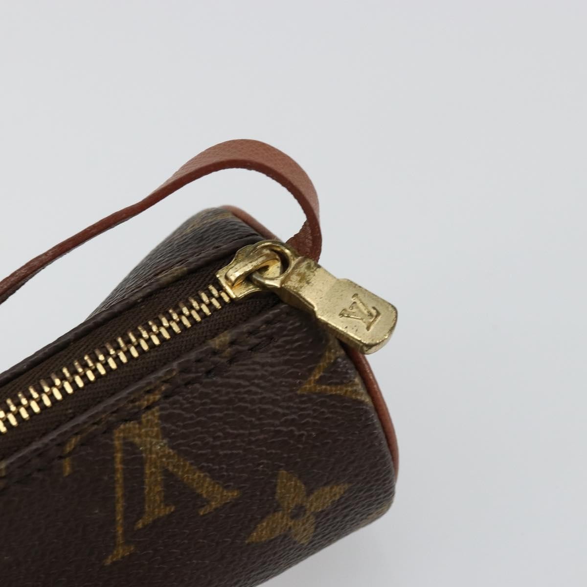 Louis Vuitton Papillon Pochette Monogram Canvas Brown Canvas Clutche & Pouche Bag (Pre-Owned)