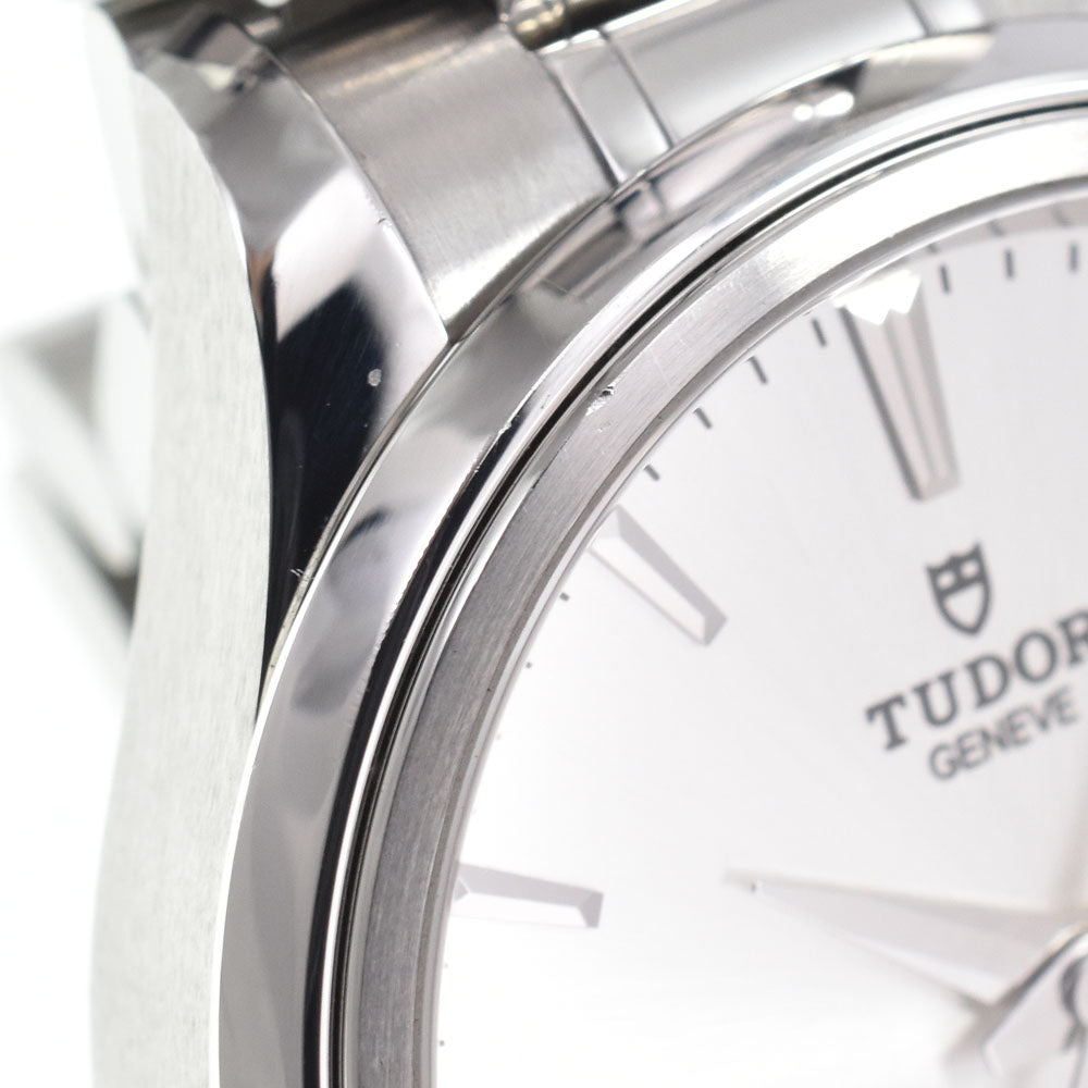 Tudor Style Date Automatic Stainless Steel With Diamonds Watch (Pre-Owned)