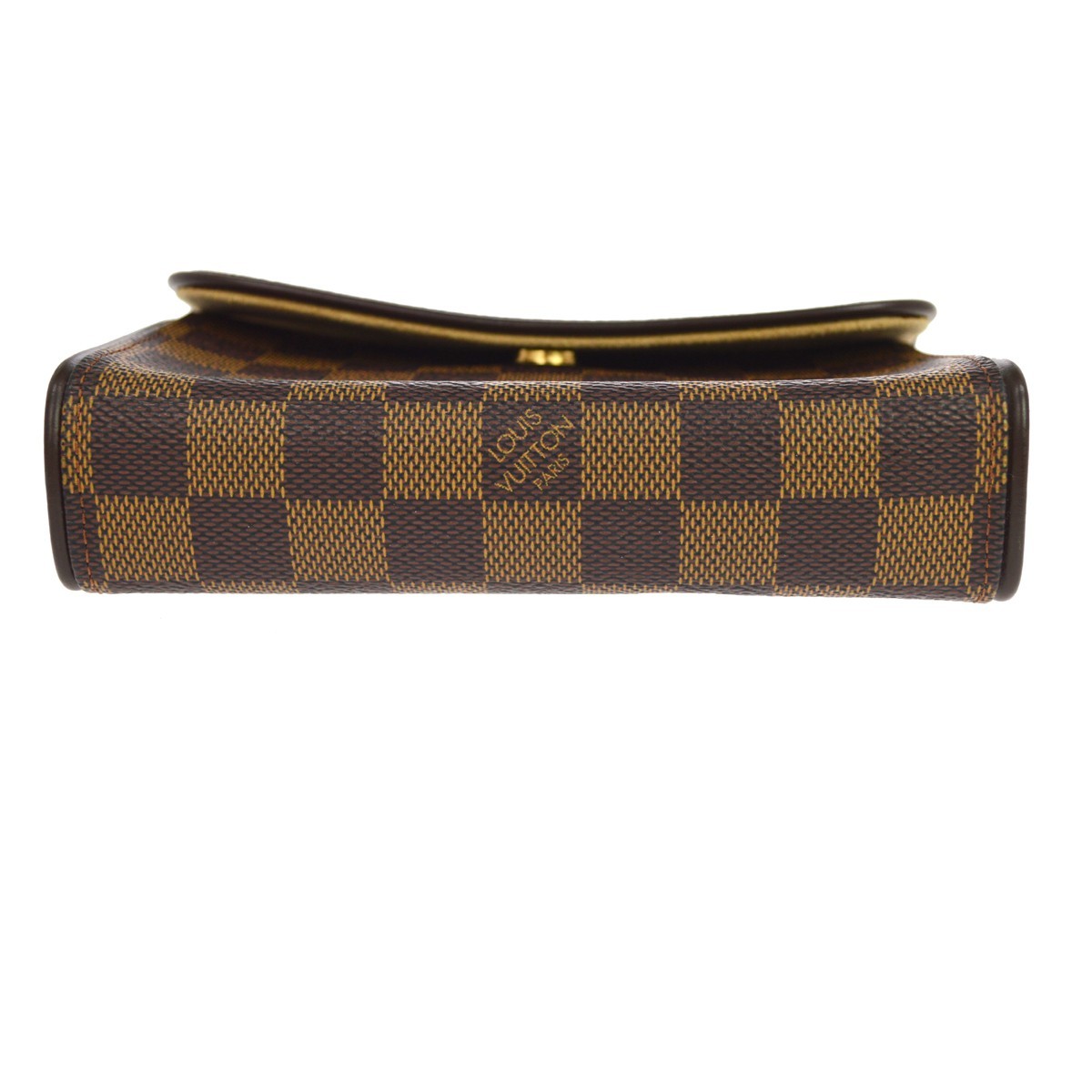 Louis Vuitton Florentine Pochette Damier Brown Canvas Clutche & Pouche Bag (Pre-Owned)