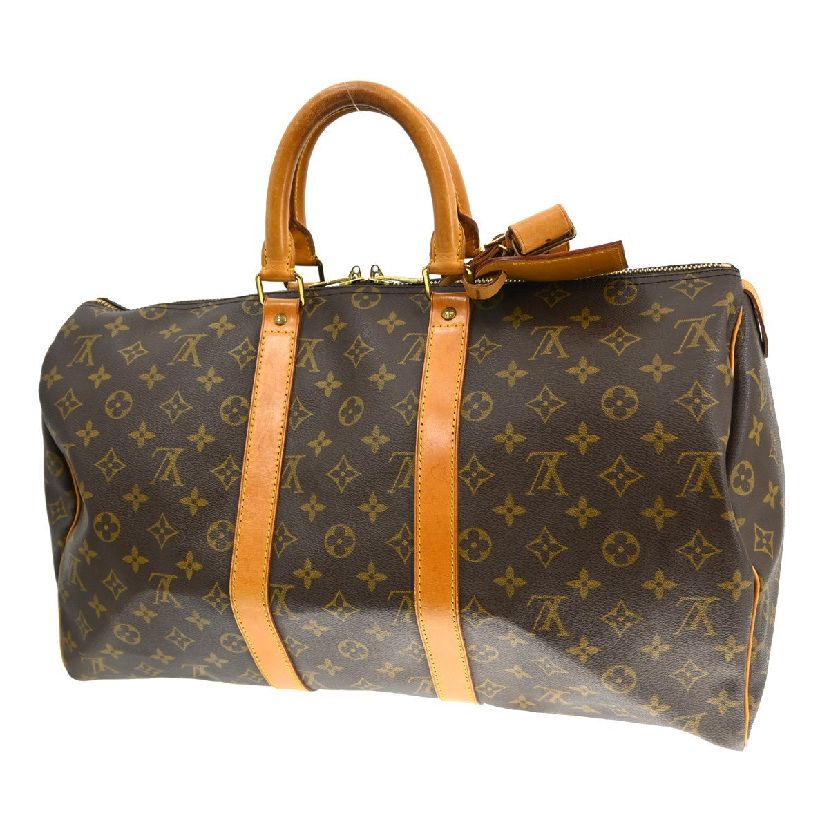 Louis Vuitton Keepall Monogram Canvas Brown Canvas Travel Bag Bag (Pre-Owned)