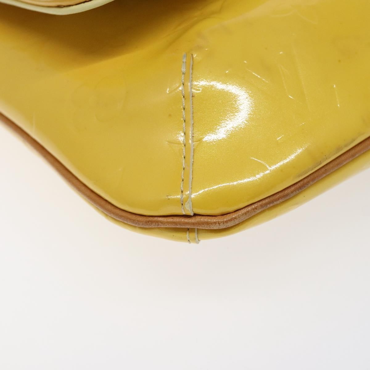 Louis Vuitton Thompson Street Monogram Vernis Yellow Patent_Leather Shoulder Bag Bag (Pre-Owned)