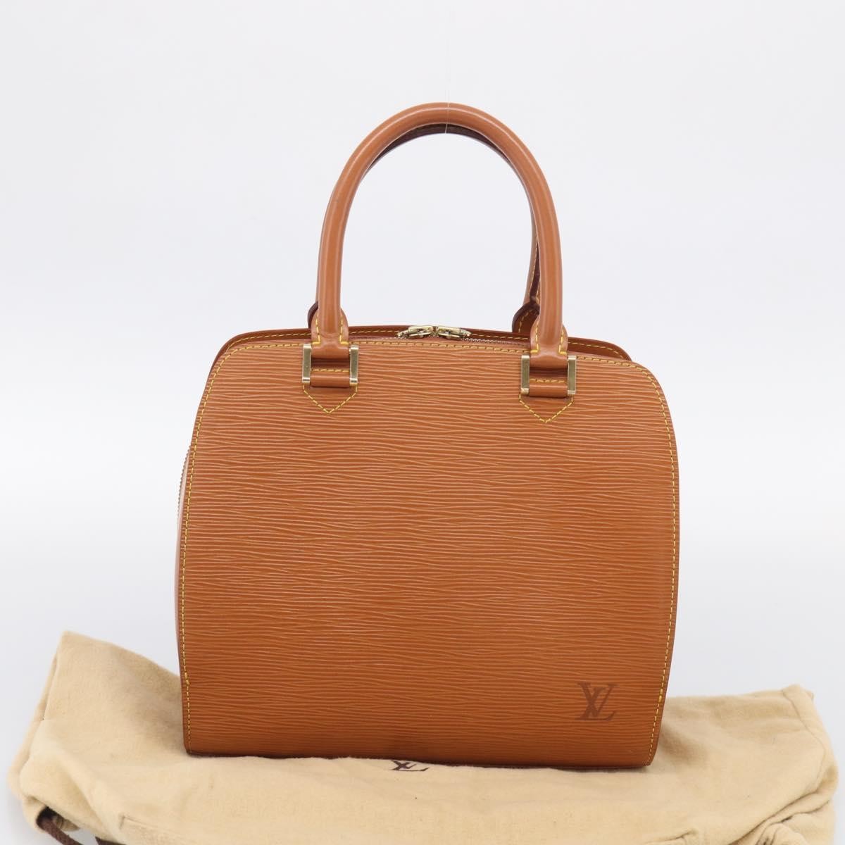 Louis Vuitton Pont Neuf Epi Leather Gold Leather Handbag (Pre-Owned)