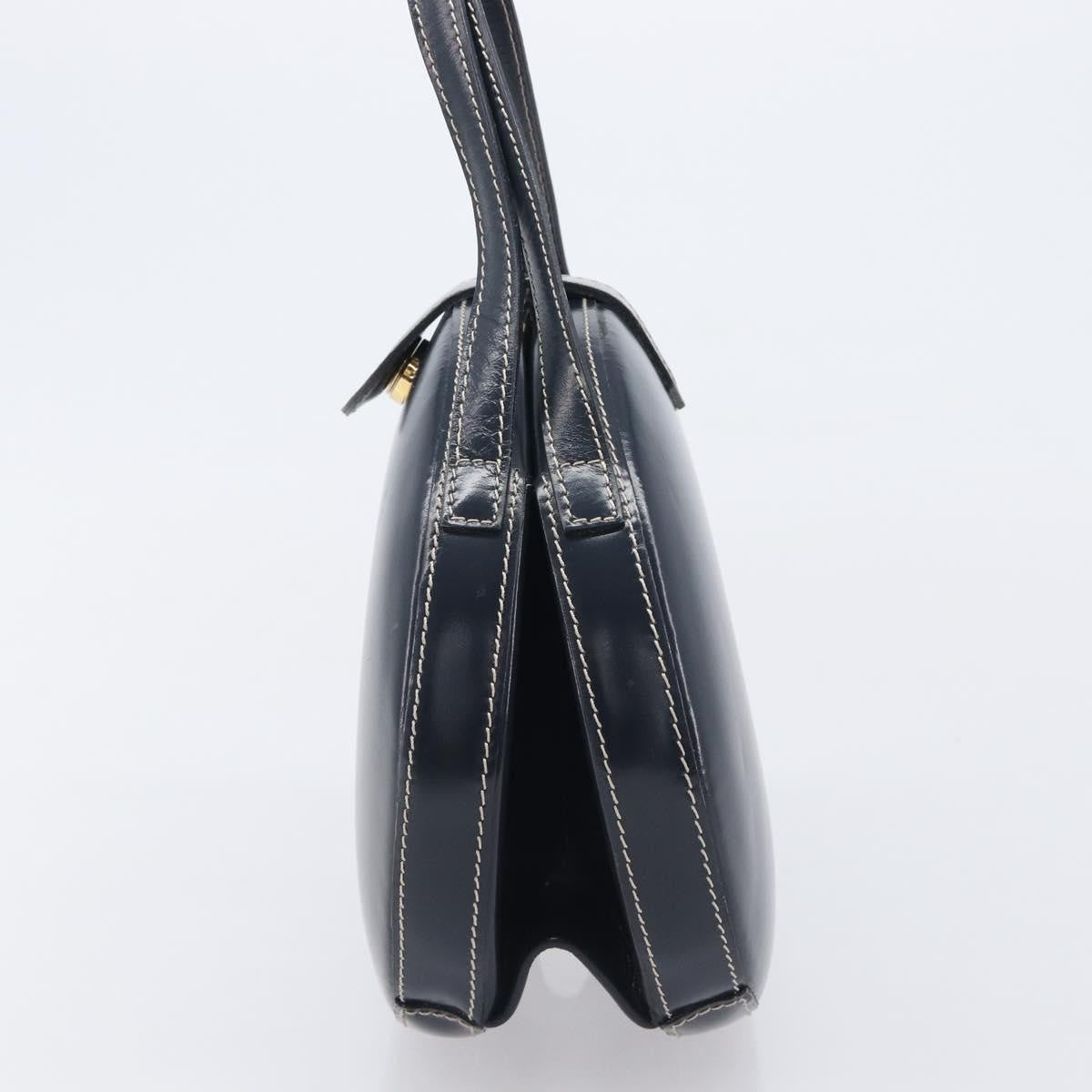 Loewe Vintage Leather Navy Leather Shoulder Bag Bag (Pre-Owned)