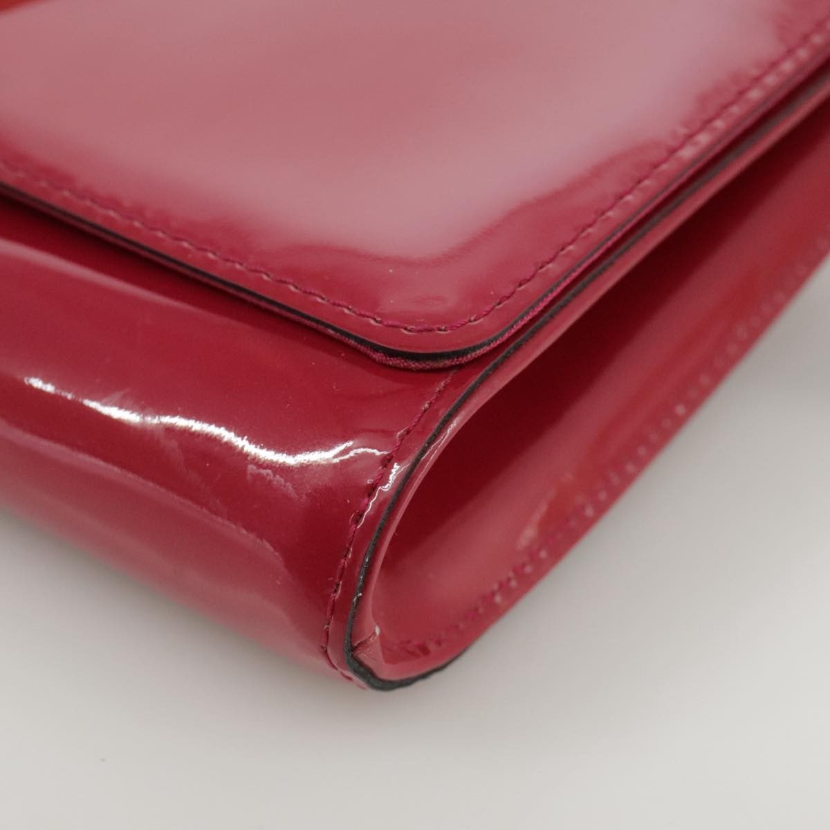 Louis Vuitton Louise Clutch Patent Pink Patent_Leather Bag (Pre-Owned)