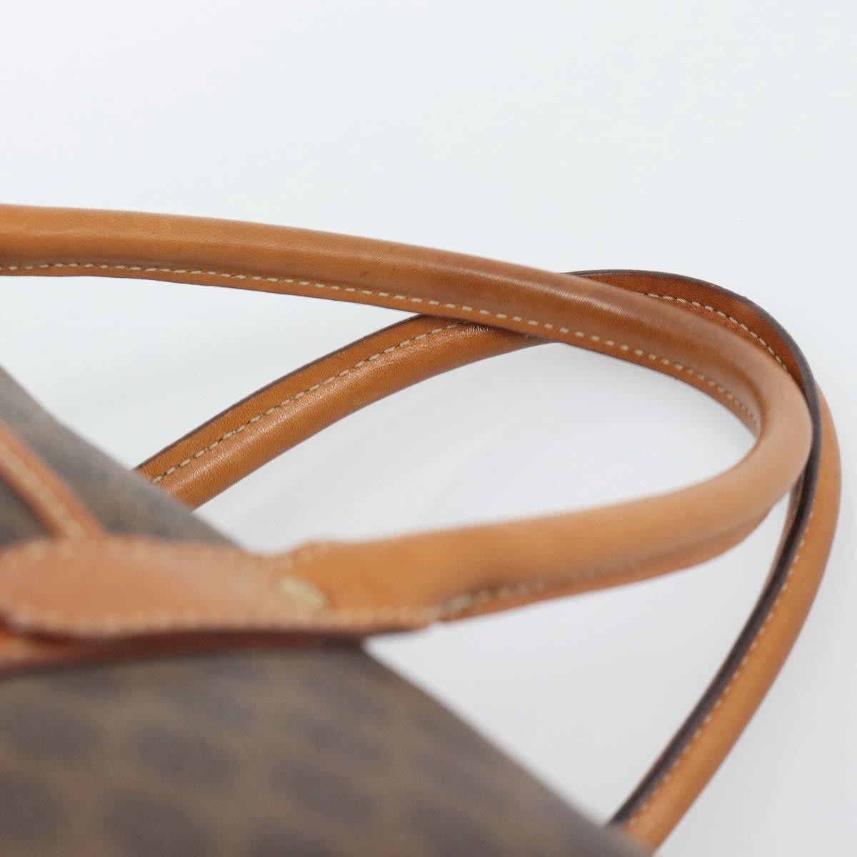 Celine Boston Macadam Canvas Brown Pvc Travel Bag Bag (Pre-Owned)