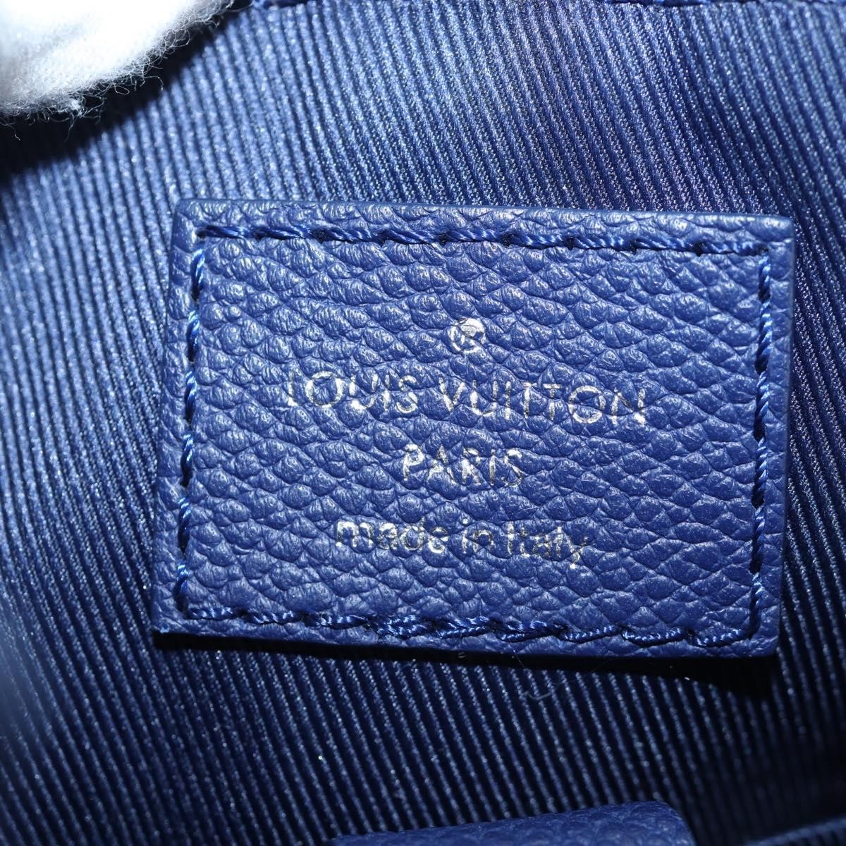 Louis Vuitton Randonnee Limited Edition Monogram Bandana Leather Blue Canvas Shoulder Bag Bag (Pre-Owned)