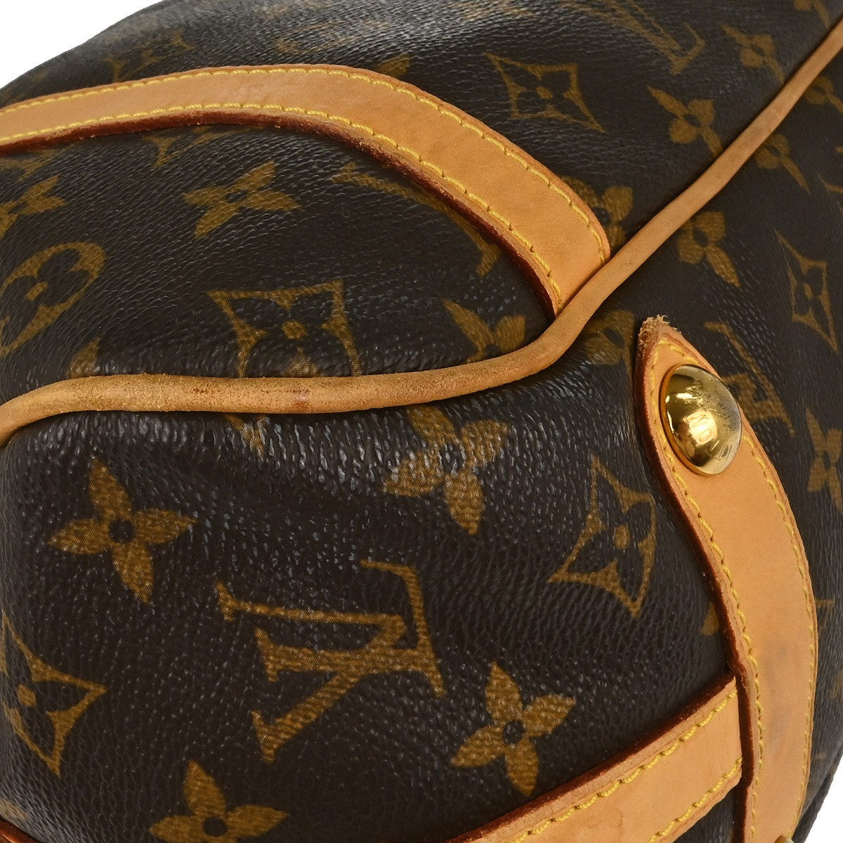Louis Vuitton Stresa Monogram Canvas Brown Canvas Handbag (Pre-Owned)