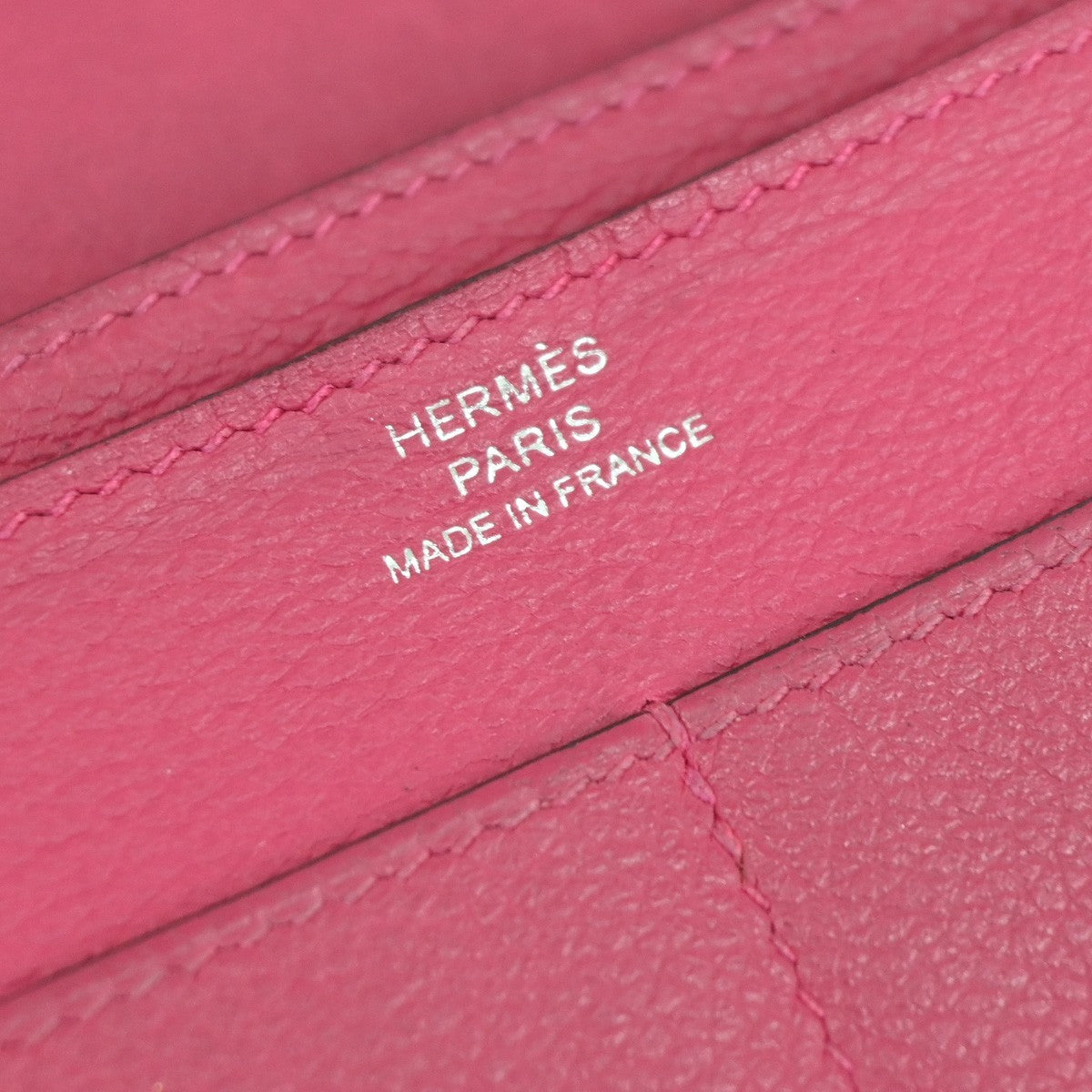 Hermes Dogon Duo Combined Leather Pink Leather Wallets Accessory (Pre-Owned)