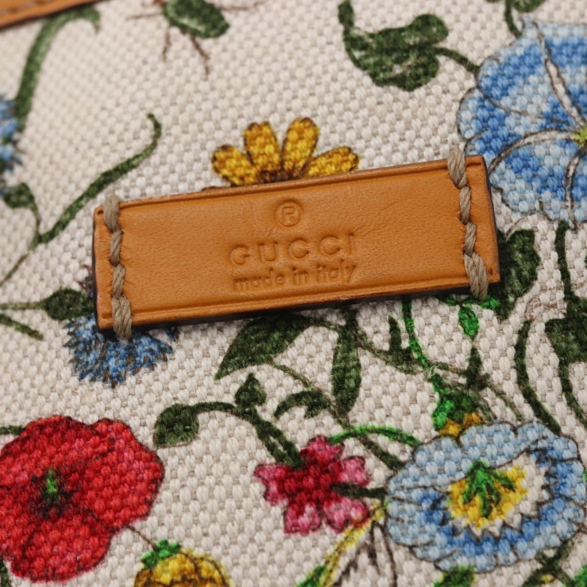 Gucci Craft Flora Canvas Multicolour Canvas Tote Bag Bag (Pre-Owned)