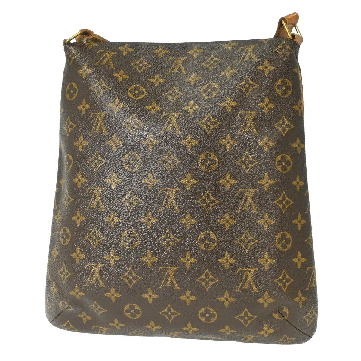 Louis Vuitton Musette Monogram Canvas Brown Canvas Shoulder Bag Bag (Pre-Owned)