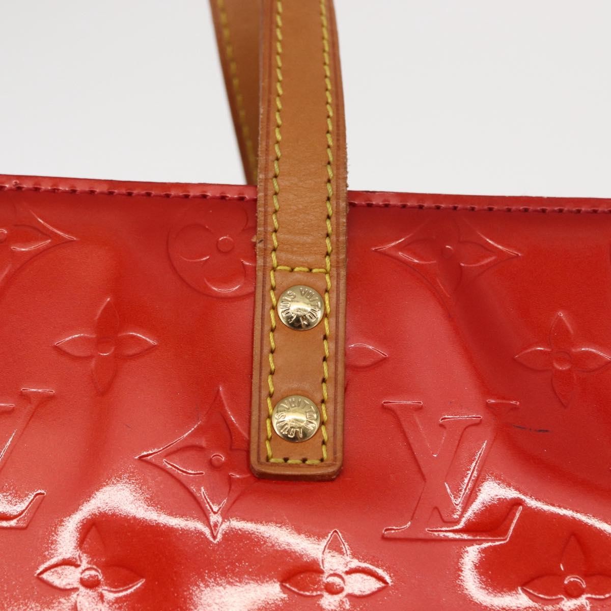 Louis Vuitton Reade Monogram Vernis Red Patent_Leather Handbag (Pre-Owned)
