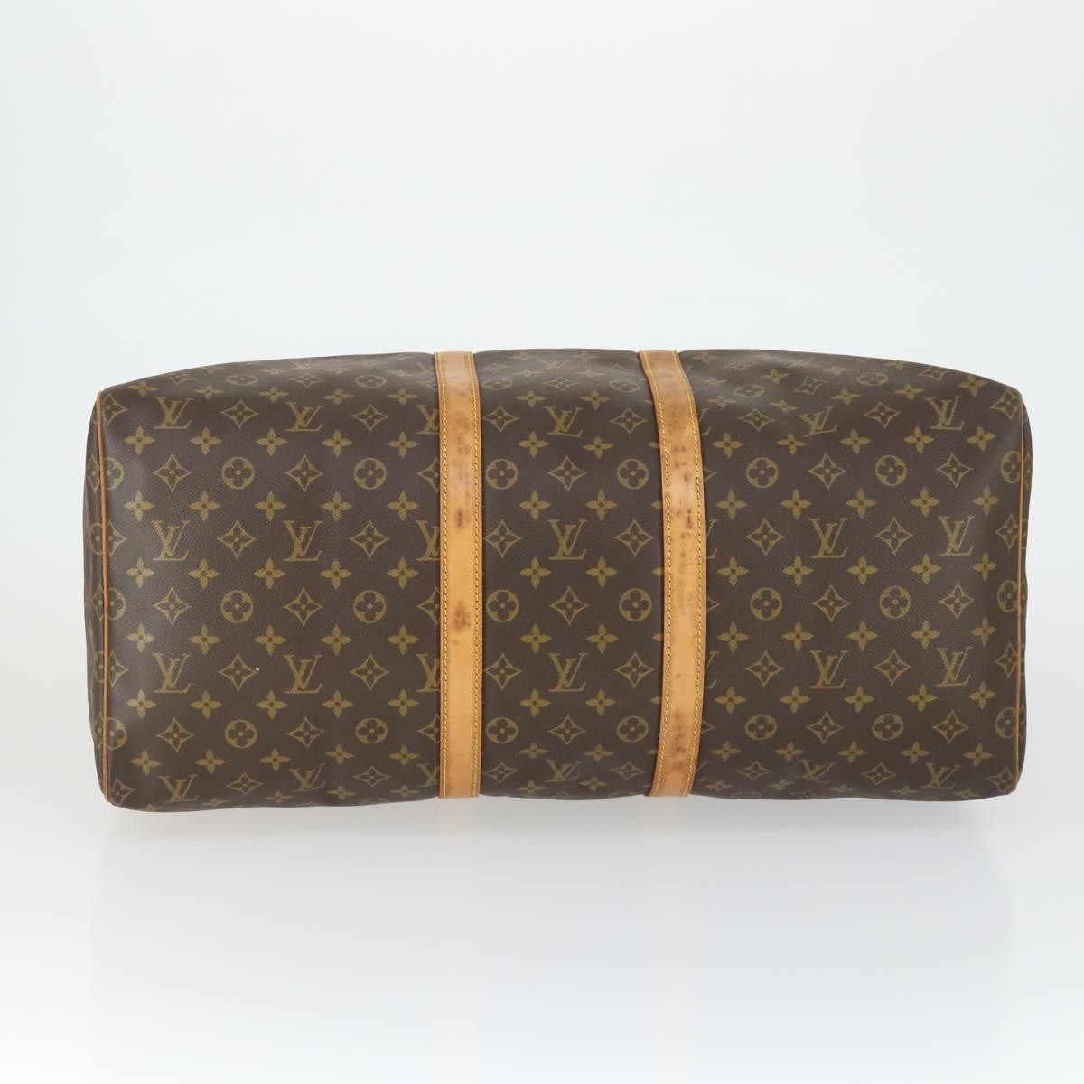 Louis Vuitton Keepall Monogram Canvas Brown Canvas Travel Bag Bag (Pre-Owned)