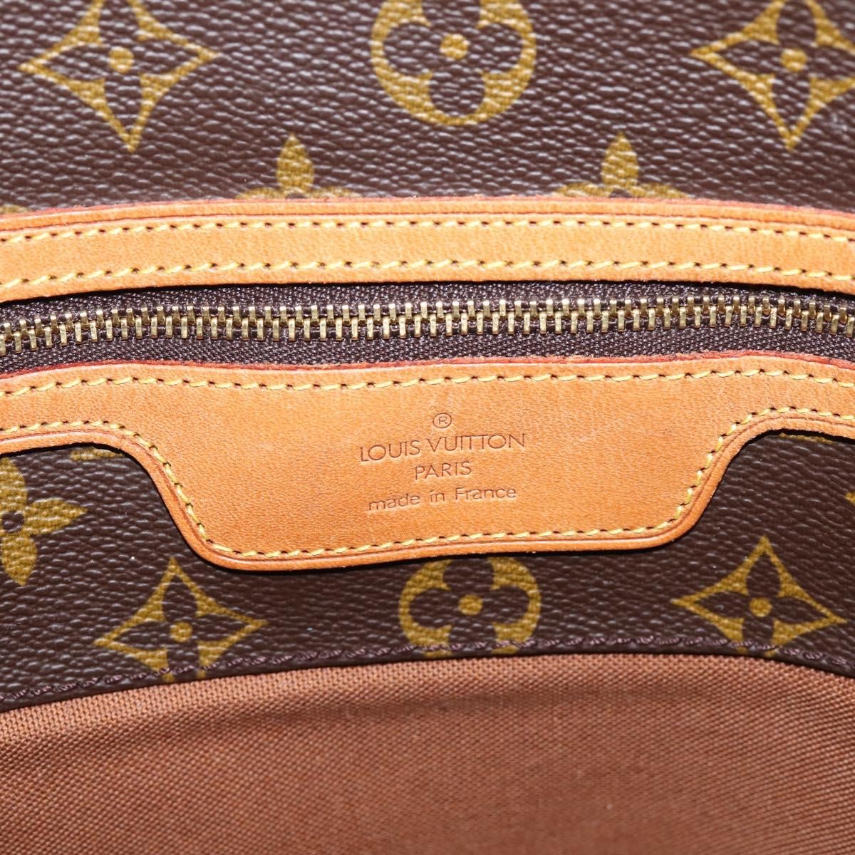 Louis Vuitton Shopping Sac Monogram Canvas Brown Canvas Handbag (Pre-Owned)