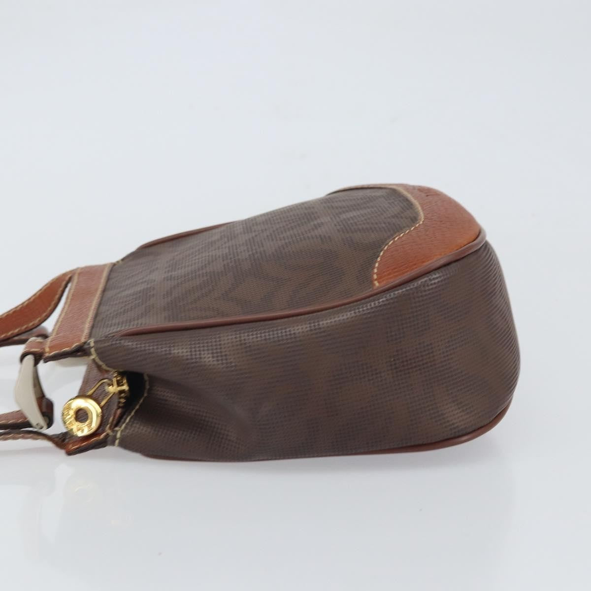 Loewe Anagram Pvc Leather Brown Pvc Shoulder Bag Bag (Pre-Owned)