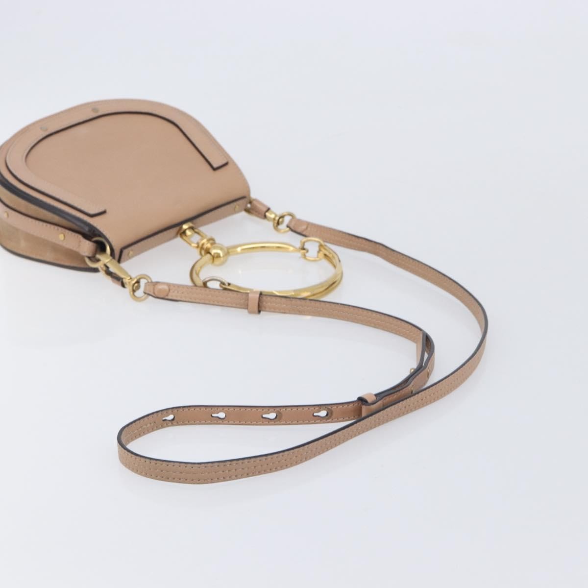 Chloe Nile Leather Pink Leather Crossbody Bag Bag (Pre-Owned)