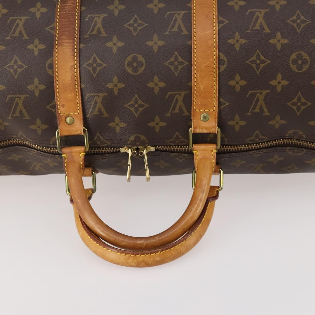 Louis Vuitton Keepall Bandouliere Monogram Canvas Multicolour Canvas Travel Bag Bag (Pre-Owned)