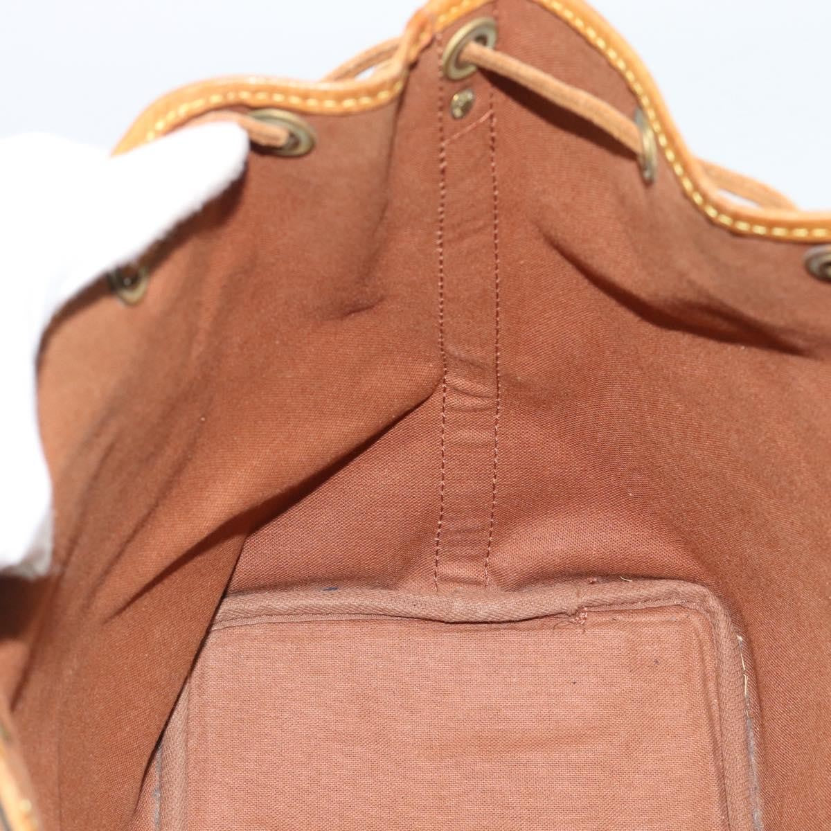 Louis Vuitton Petit Noe Monogram Canvas Brown Canvas Shoulder Bag Bag (Pre-Owned)