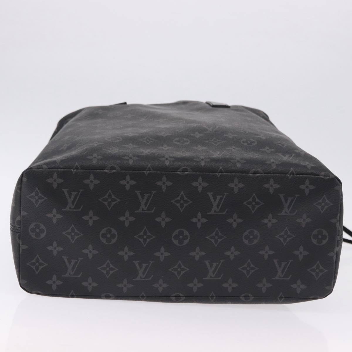 Louis Vuitton Cabas Light Drawstring Monogram Eclipse Canvas Black Canvas Tote Bag Bag (Pre-Owned)