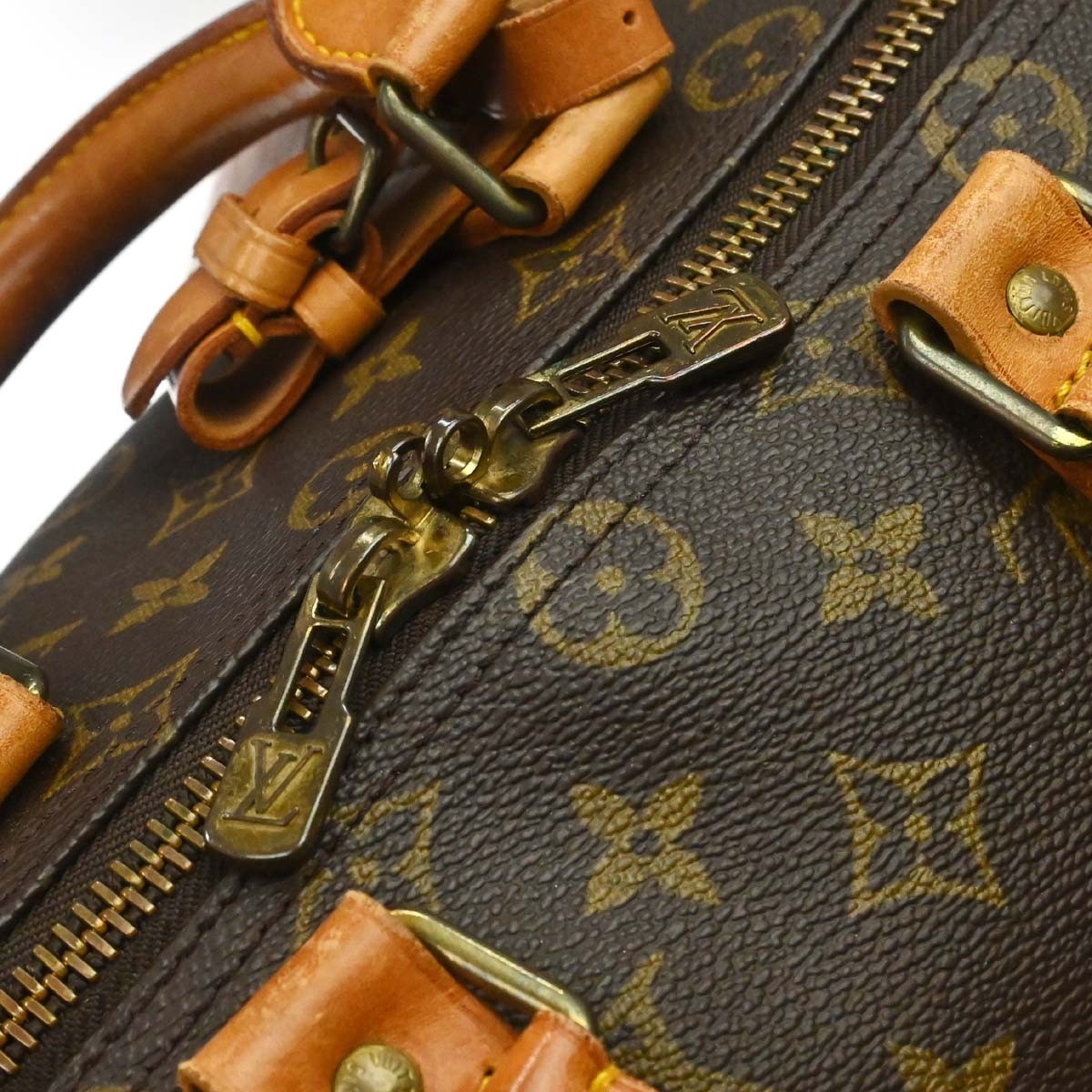 Louis Vuitton Keepall Monogram Canvas Brown Canvas Travel Bag Bag (Pre-Owned)