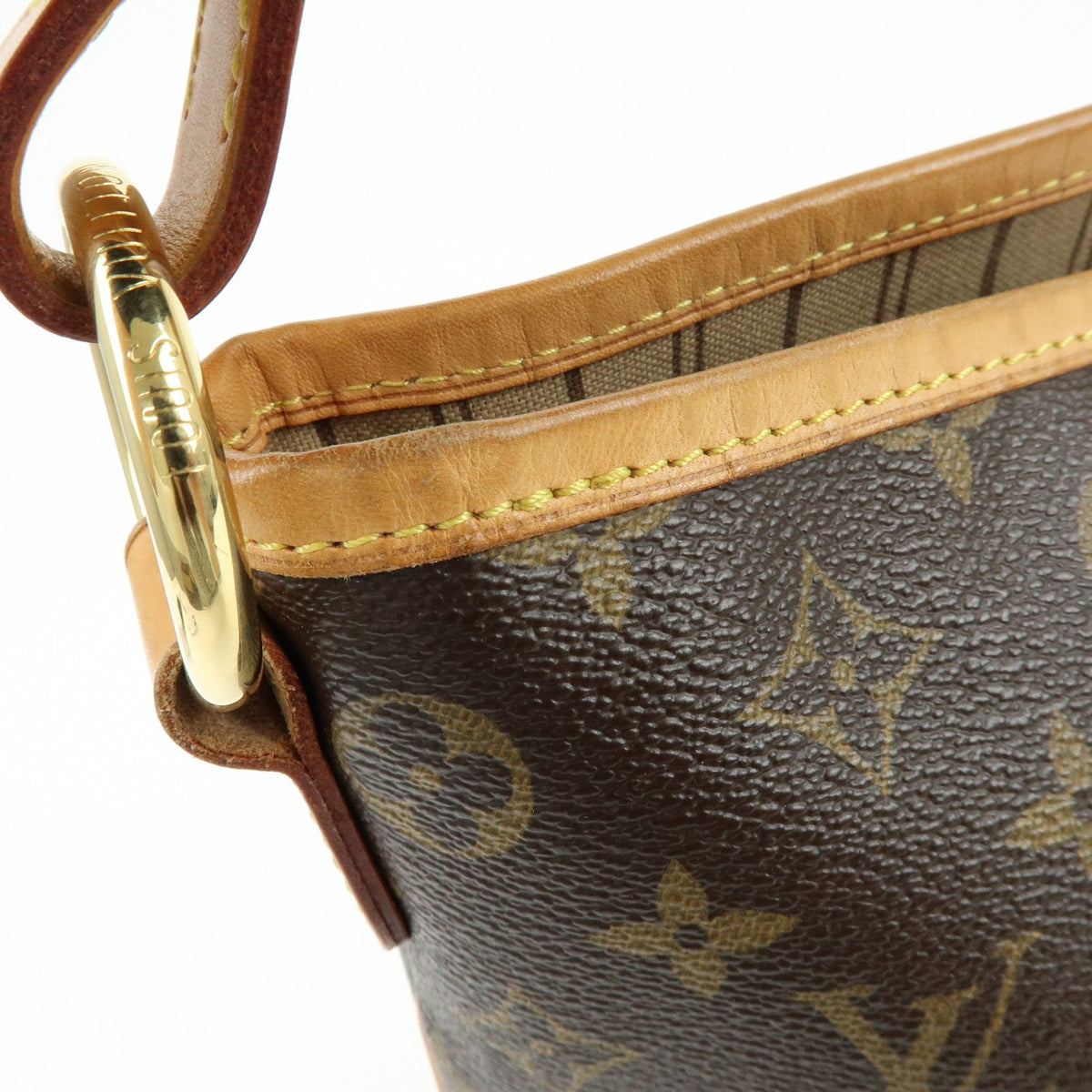 Louis Vuitton Delightful Monogram Canvas Brown Canvas Handbag (Pre-Owned)