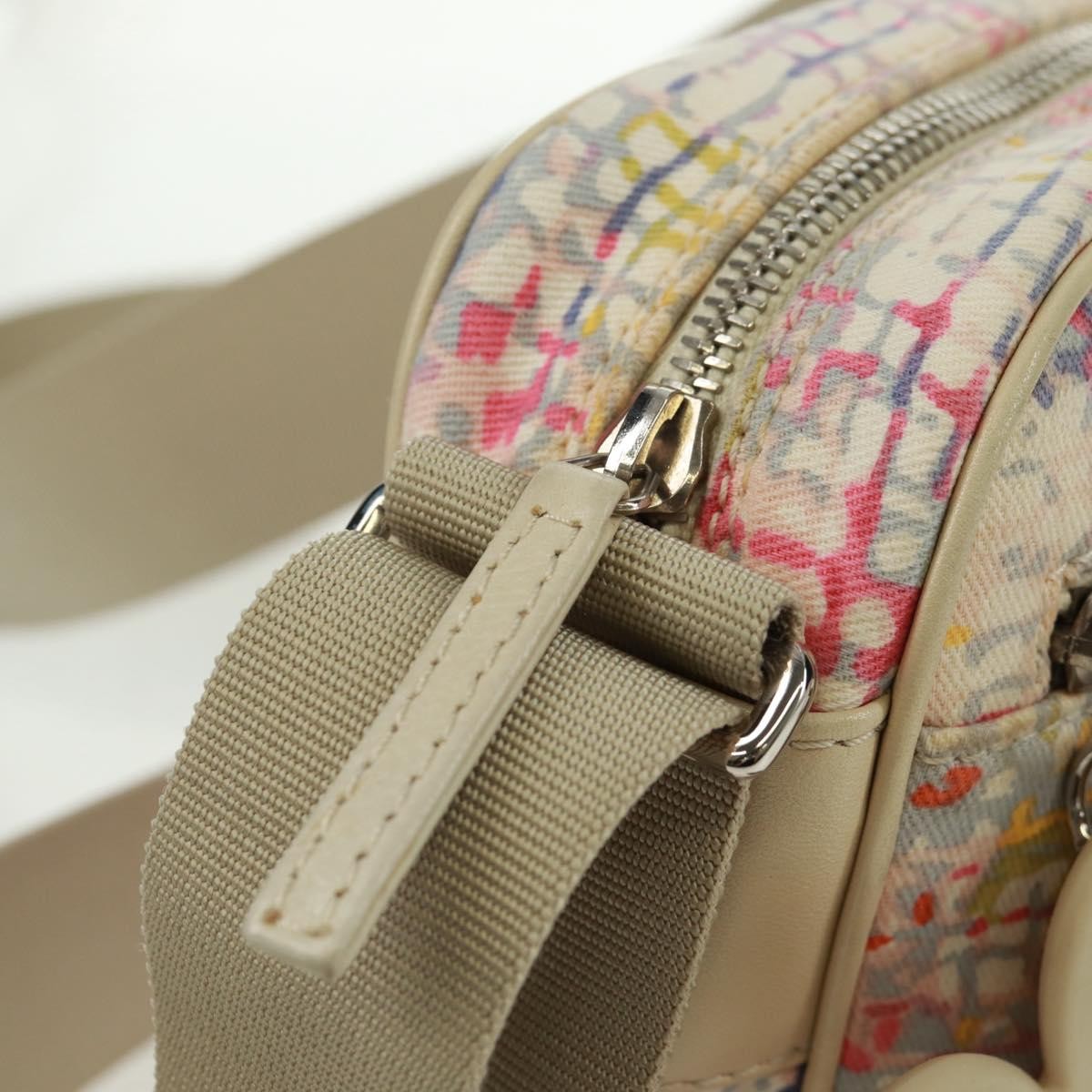 Chanel Vintage Clover Camera Printed Canvas Multicolour Canvas Shoulder Bag Bag (Pre-Owned)