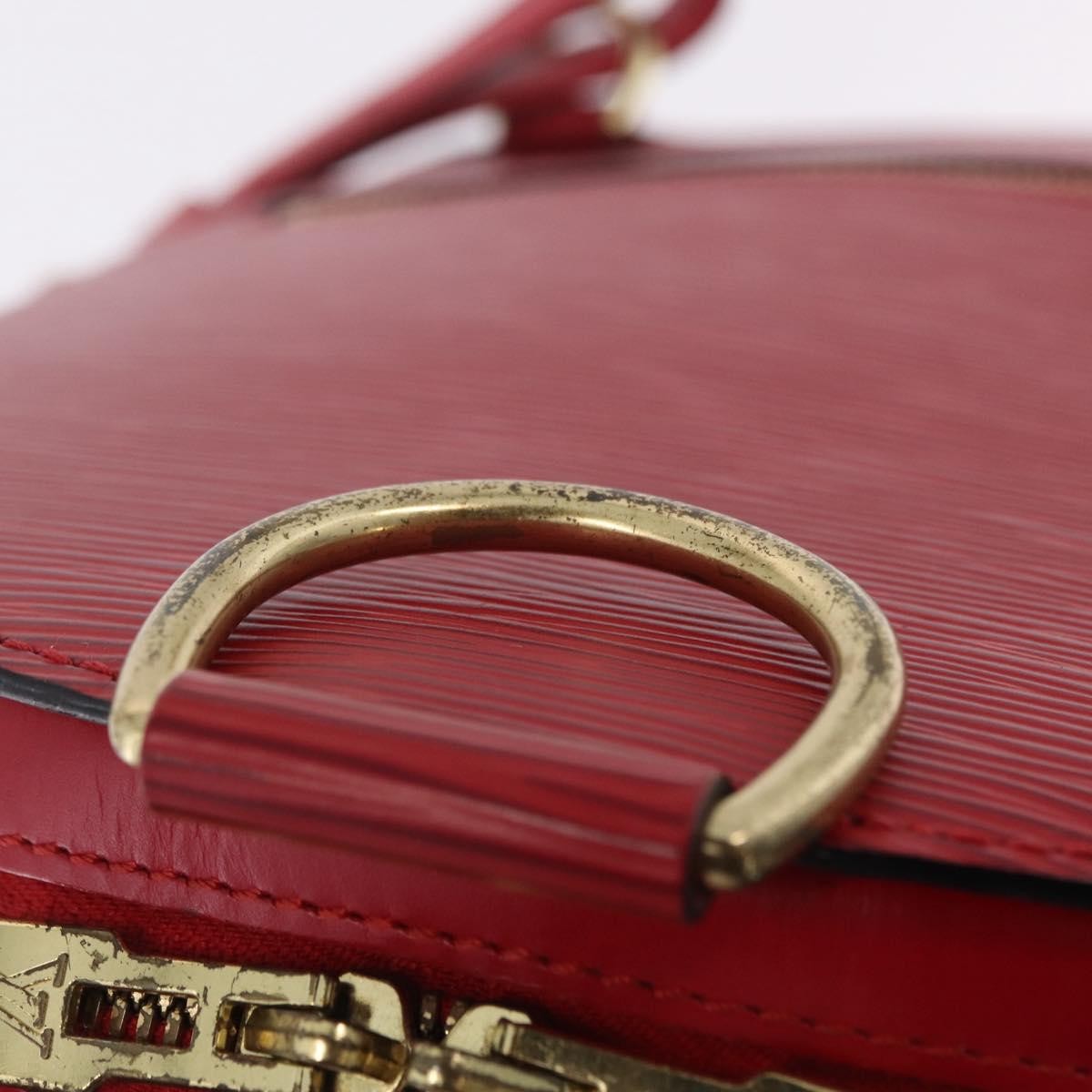 Louis Vuitton Mabillon Epi Leather Red Leather Backpack Bag (Pre-Owned)