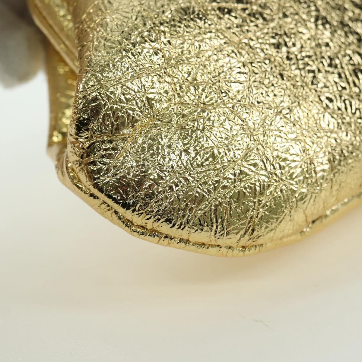 Balenciaga Cloud Clutch Leather Gold Leather Clutche & Pouche Bag (Pre-Owned)