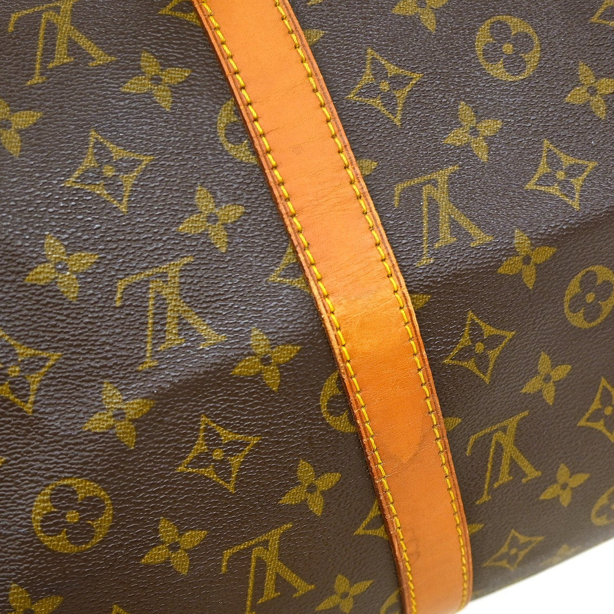 Louis Vuitton Keepall Monogram Canvas Brown Canvas Travel Bag Bag (Pre-Owned)