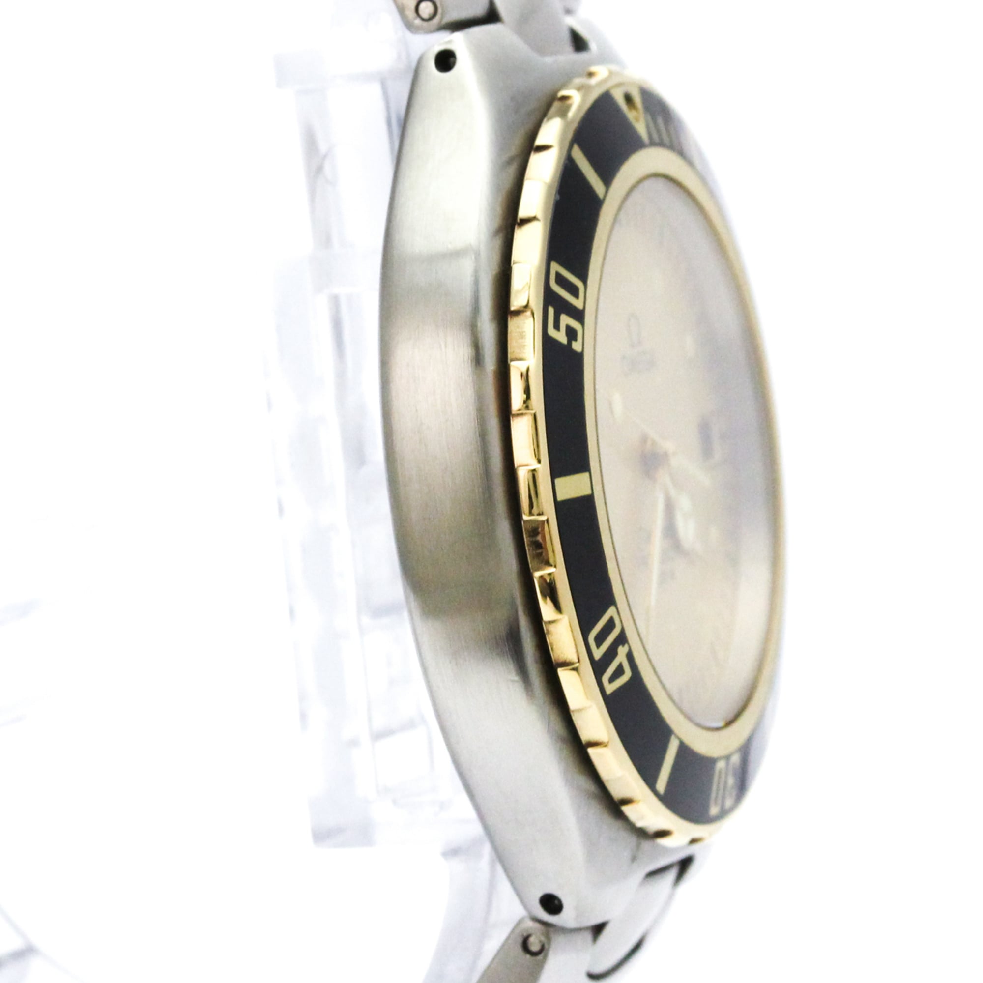 Omega Seamaster Professional 200 Pre Bond Chronometer Quartz Stainless Steel And Yellow Gold (18K) Watch (Pre-Owned)