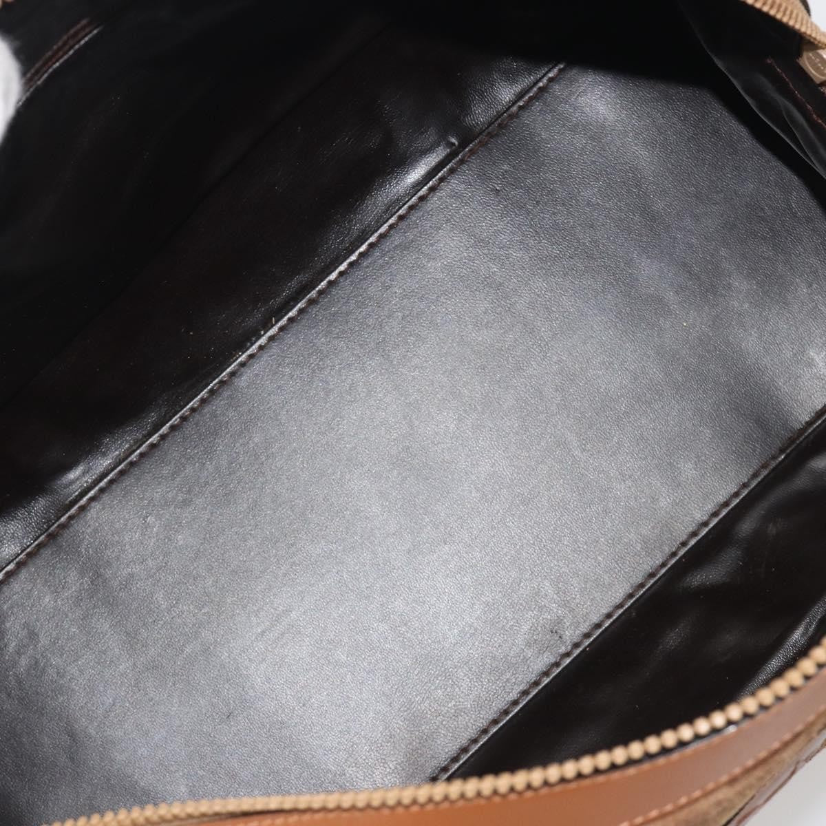 Celine Macadam Suede Brown Suede Tote Bag Bag (Pre-Owned)