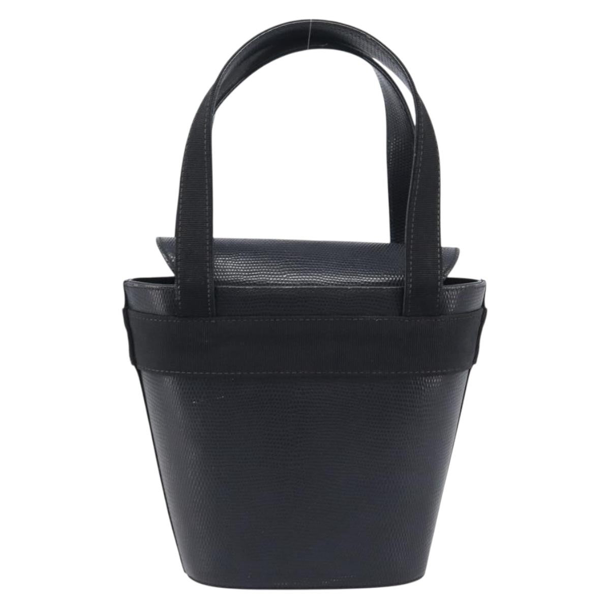 Salvatore Ferragamo Vara Bow Leather Black Leather Crossbody Bag Bag (Pre-Owned)