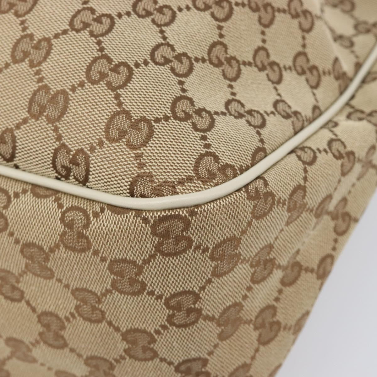 Gucci Sukey Top Handle Gg Canvas Beige Canvas Tote Bag Bag (Pre-Owned)