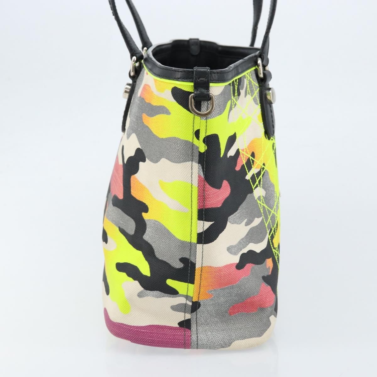 Christian Dior Open Limited Edition Anselm Reyle Camouflage Canvas Multicolour Canvas Tote Bag Bag (Pre-Owned)