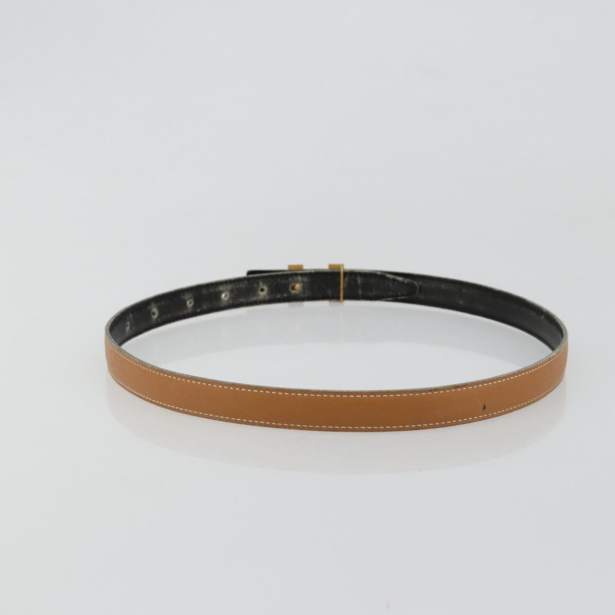 Hermes Constance Belt Leather Beige Leather Belts Accessory (Pre-Owned)