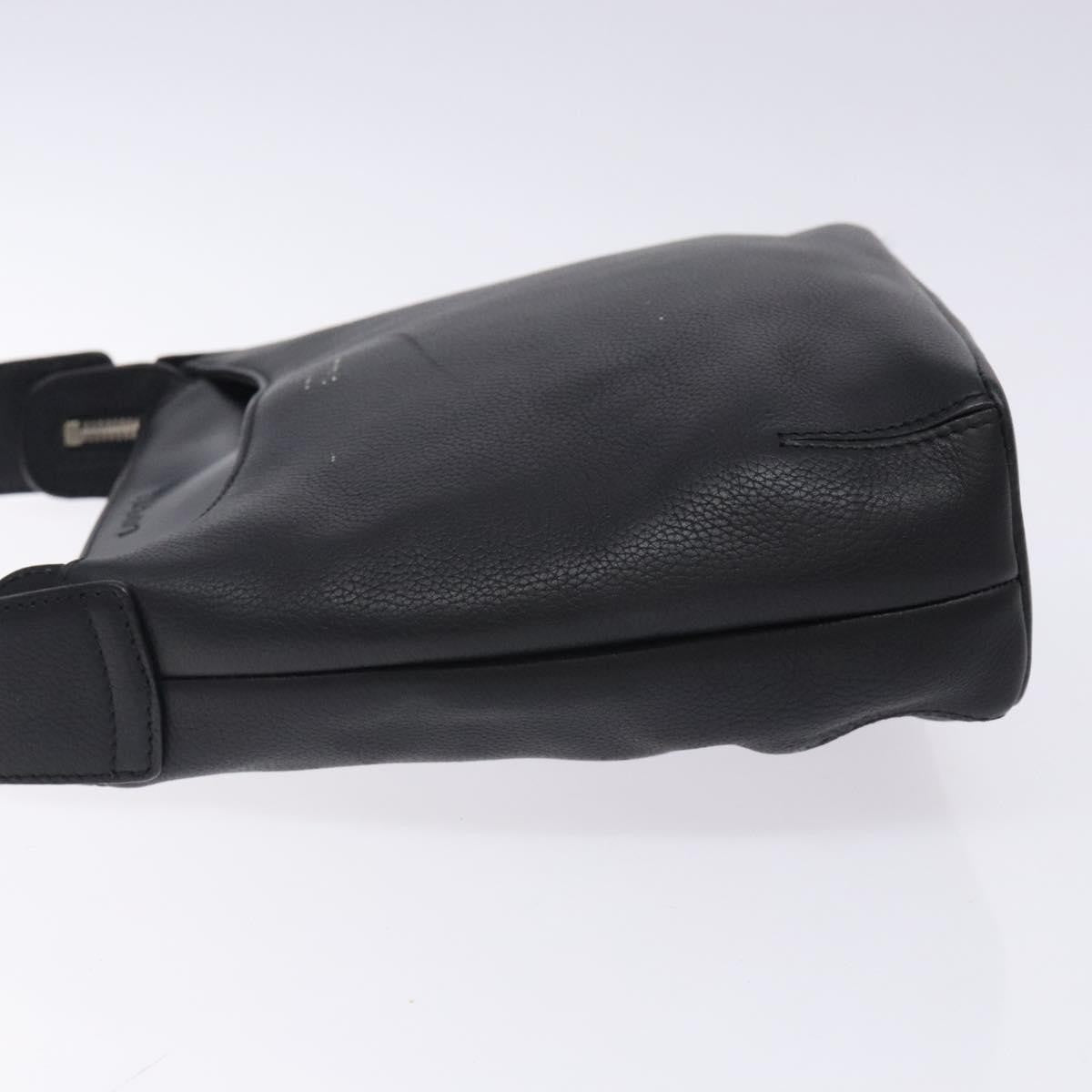 Loewe Vintage Leather Black Leather Shoulder Bag Bag (Pre-Owned)