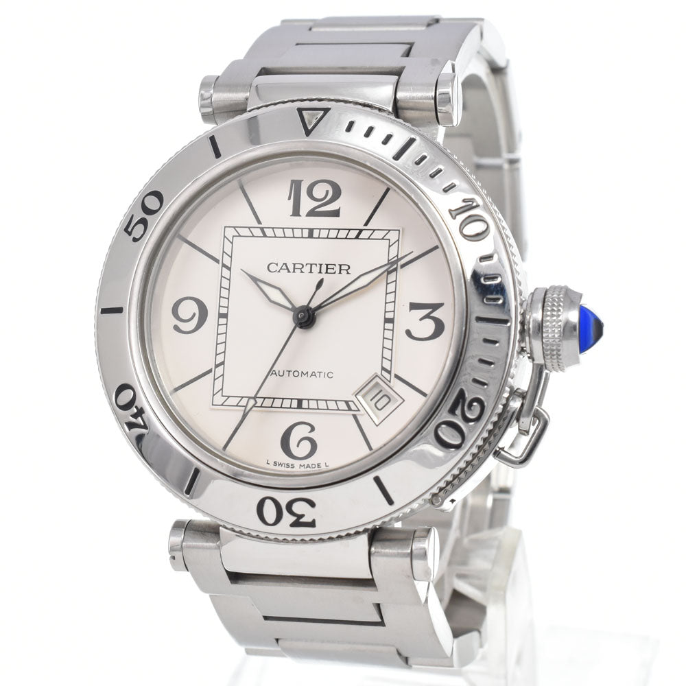 Cartier Pasha De Cartier Automatic Stainless Steel Watch (Pre-Owned)